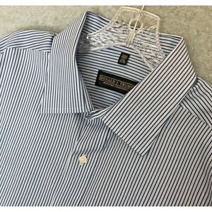 Donald Trump Signature Collection Button Up Shirt Mens 17.5 32/33 French Cuffs